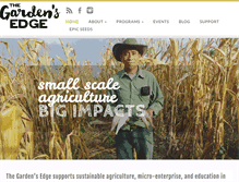 Tablet Screenshot of gardensedge.org